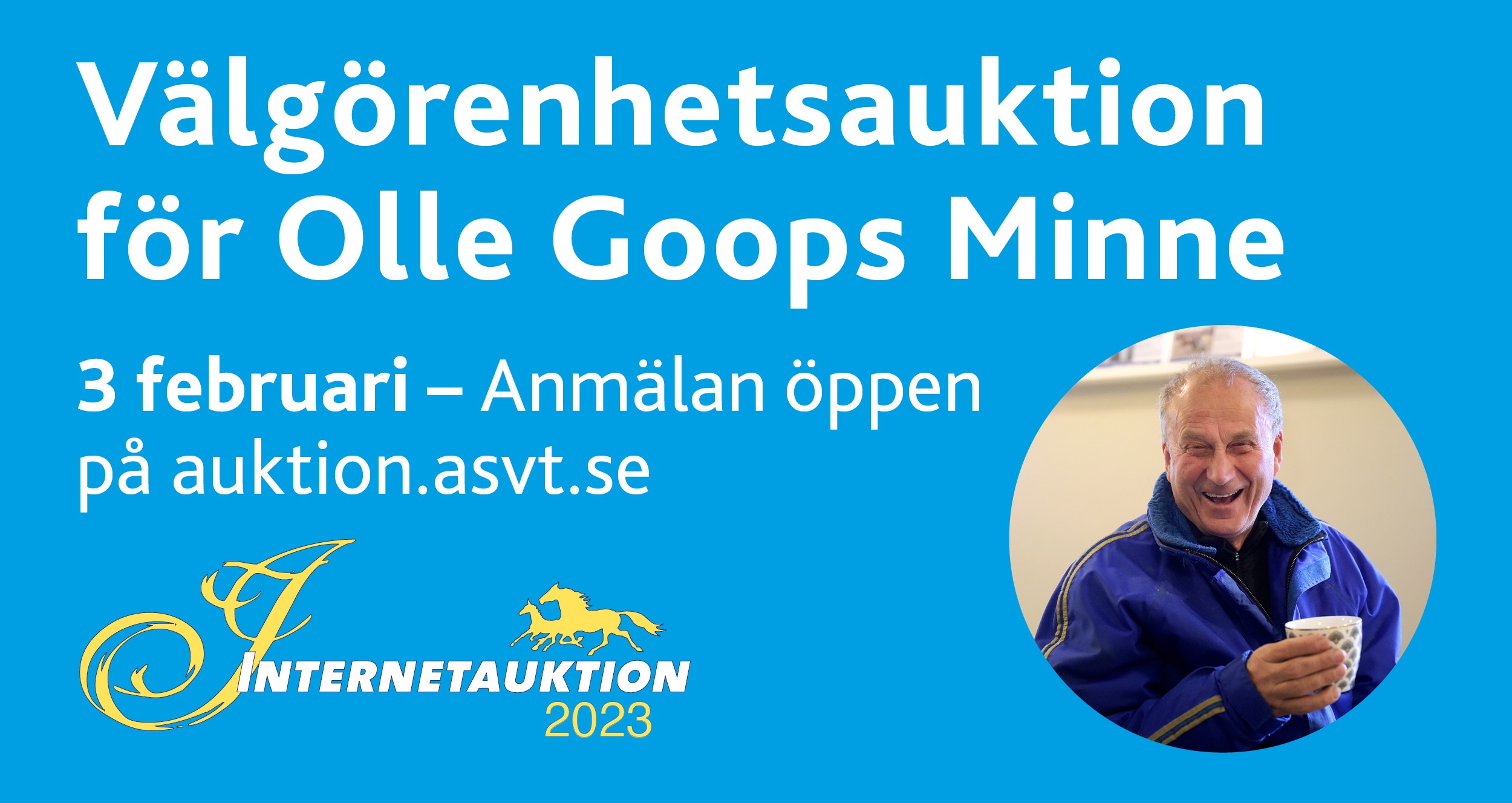 Anmälan till Olle Goops Minnesauktion är öppen!