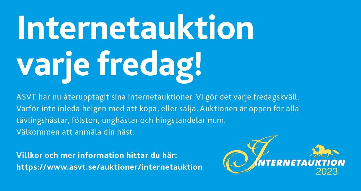 Tre fölston på kvällens Internetauktion!